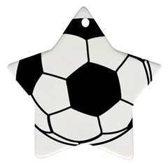 Soccer Lovers Gift Star Ornament (two Sides) by ChezDeesTees