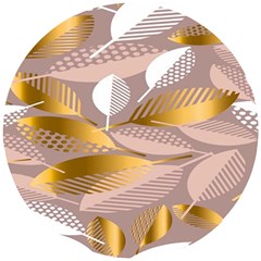 Digital Leafs Wooden Puzzle Round by Sparkle