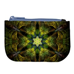 Fractal Fantasy Design Background Large Coin Purse by Vaneshart