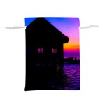 Ocean Dreaming Lightweight Drawstring Pouch (M) Front