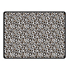 Leopard Spots Pattern, Geometric Dots, Animal Fur Print Fleece Blanket (small) by Casemiro