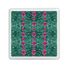 Flowers Love And Silver Metal Hearts Is Wonderful As Sunsets Memory Card Reader (square) by pepitasart
