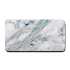 Gray Faux Marble Blue Accent Medium Bar Mats by Dushan