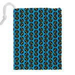0059 Comic Head Bothered Smiley Pattern Drawstring Pouch (4XL) Back