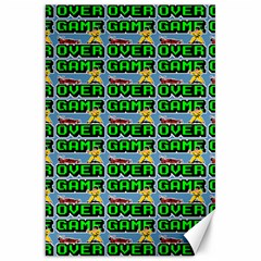 Game Over Karate And Gaming - Pixel Martial Arts Canvas 20  X 30  by DinzDas