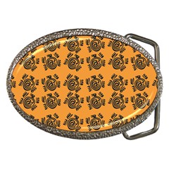 Inka Cultur Animal - Animals And Occult Religion Belt Buckles by DinzDas