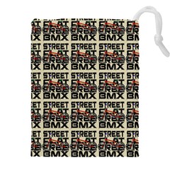 Bmx And Street Style - Urban Cycling Culture Drawstring Pouch (5xl) by DinzDas