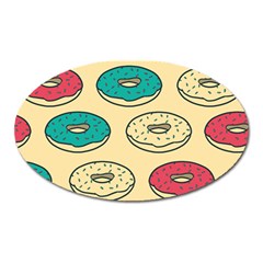 Donuts Oval Magnet by Sobalvarro