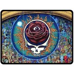 Grateful dead ahead of their time Double Sided Fleece Blanket (Large)  80 x60  Blanket Back