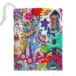 Mountain Abstract Drawstring Pouch (4XL) Back