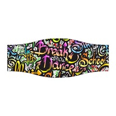 Graffiti Word Seamless Pattern Stretchable Headband by Amaryn4rt