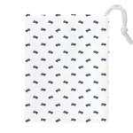 Vintage Car Motif Prin Pattern 2001 Drawstring Pouch (4XL) Front