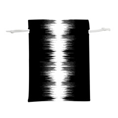 Black And White Noise, Sound Equalizer Pattern Lightweight Drawstring Pouch (m) by Casemiro