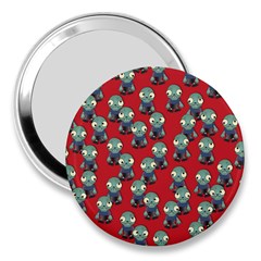 Zombie Virus 3  Handbag Mirrors by helendesigns