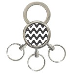 Copacabana  3-Ring Key Chain Front
