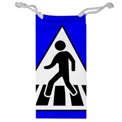 Cross Crossing Crosswalk Line Walk Jewelry Bag by HermanTelo