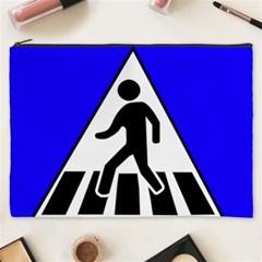 Cross Crossing Crosswalk Line Walk Cosmetic Bag (xxxl) by HermanTelo
