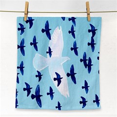 Illustrations Birds Flying Face Towel by HermanTelo