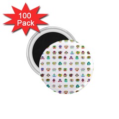 All The Aliens Teeny 1 75  Magnets (100 Pack)  by ArtByAng