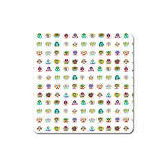 All The Aliens Teeny Square Magnet by ArtByAng