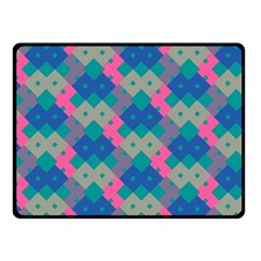 Geo Puzzle Fleece Blanket (small) by tmsartbazaar