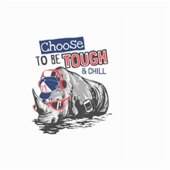 Choose To Be Tough & Chill Large Garden Flag (two Sides) by Bigfootshirtshop