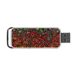 Stylish Fall Colors Camouflage Portable Usb Flash (two Sides) by SpinnyChairDesigns