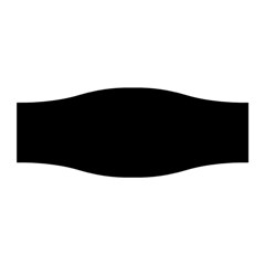 Plain Black Solid Color Stretchable Headband by FlagGallery