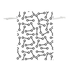 Abstract Black And White Minimalist Lightweight Drawstring Pouch (s) by SpinnyChairDesigns