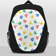 Cute Cartoon Germs Viruses Microbes Backpack Bag by SpinnyChairDesigns