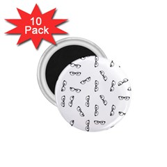 Geek Glasses With Eyes 1 75  Magnets (10 Pack)  by SpinnyChairDesigns