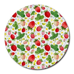 Huayi-vinyl-backdrops-for-photography-strawberry-wall-decoration-photo-backdrop-background-baby-show Round Mousepads by Sobalvarro