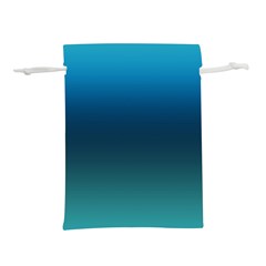 Blue Teal Green Gradient Ombre Colors Lightweight Drawstring Pouch (s) by SpinnyChairDesigns