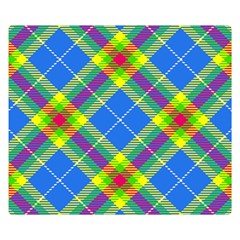 Clown Costume Plaid Striped Double Sided Flano Blanket (small)  by SpinnyChairDesigns