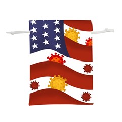 Flage Save Usa Corona Lightweight Drawstring Pouch (s) by HermanTelo