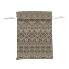 Boho Khaki  Lightweight Drawstring Pouch (s) by SpinnyChairDesigns