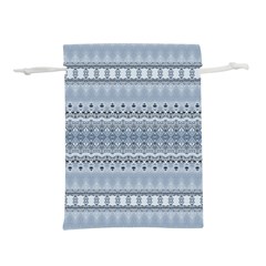 Boho Faded Blue Grey Lightweight Drawstring Pouch (s) by SpinnyChairDesigns