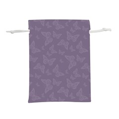 Grape Compote Butterfly Print Lightweight Drawstring Pouch (s) by SpinnyChairDesigns