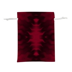 Black Red Tie Dye Pattern Lightweight Drawstring Pouch (s) by SpinnyChairDesigns