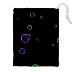 Bubble Show Drawstring Pouch (5xl) by Sabelacarlos