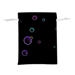 Bubble In Dark Lightweight Drawstring Pouch (s) by Sabelacarlos