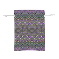 Boho Hearts And Flowers Lightweight Drawstring Pouch (s) by SpinnyChairDesigns