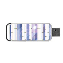 Birch Tree Forest Digital Portable Usb Flash (two Sides) by Mariart