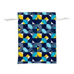 Geometric Hypnotic Shapes Lightweight Drawstring Pouch (m) by tmsartbazaar