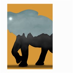 Illustrations Sketch Elephant Wallpaper Small Garden Flag (two Sides) by HermanTelo