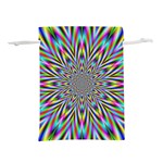 Psychedelic Wormhole Lightweight Drawstring Pouch (S) Back