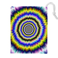 Psychedelic Blackhole Drawstring Pouch (5xl) by Filthyphil