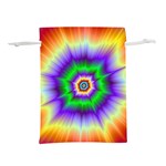 Psychedelic Explosion Lightweight Drawstring Pouch (M) Back