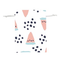 Watermelon Slice Lightweight Drawstring Pouch (l) by andStretch