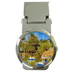 Parque Rodo Park, Montevideo, Uruguay Money Clip Watches by dflcprintsclothing